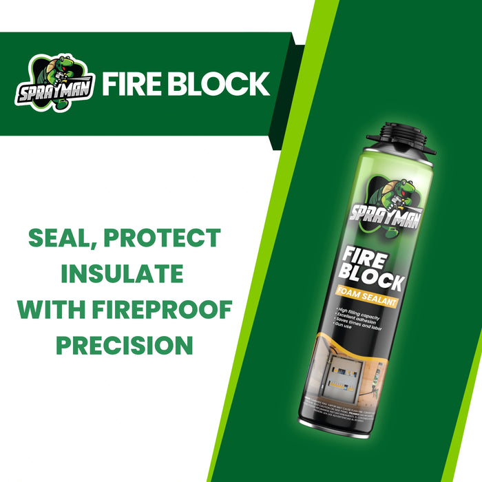 Sprayman Fire Block Foam Sealant