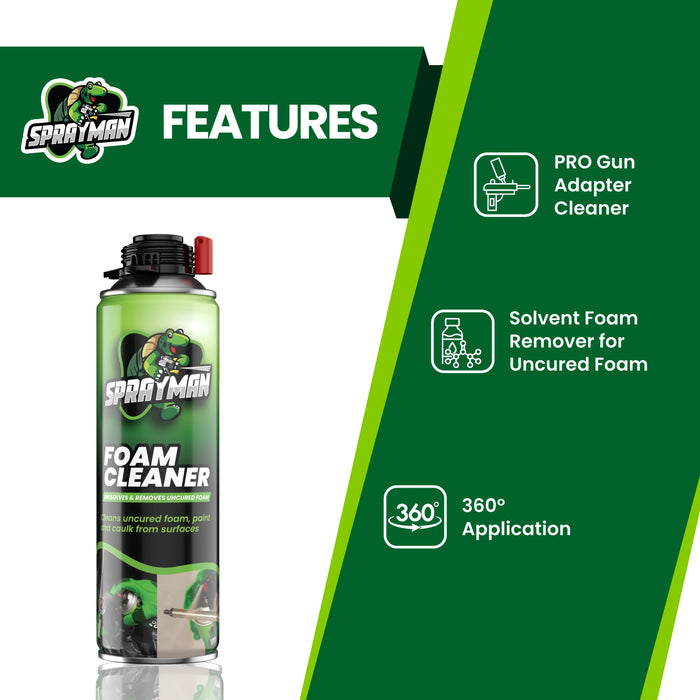 Insulation & Pest Block DIY Kit – 240 sq ft Closed Cell DIY Spray Foam Insulation System with Pest & Window Foam