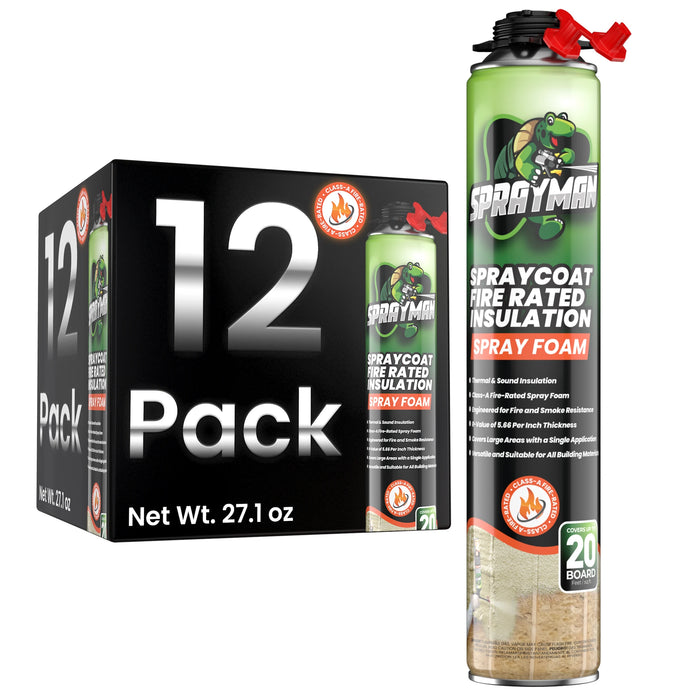 Sprayman Spraycoat Fire Rated Closed Cell Spray Foam Insulation