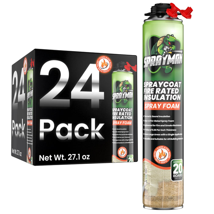Sprayman Spraycoat Fire Rated Closed Cell Spray Foam Insulation