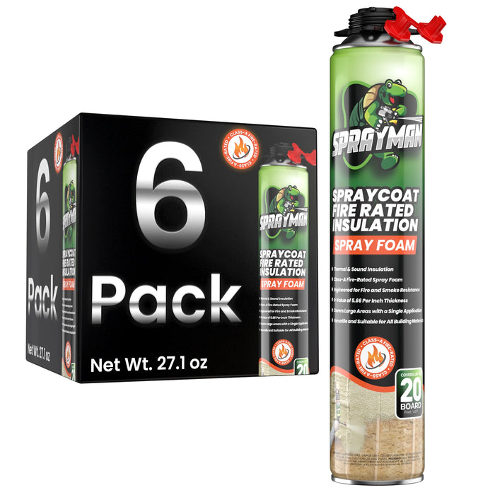 Sprayman Spraycoat Fire Rated Closed Cell Spray Foam Insulation