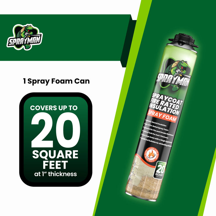 Sprayman Spraycoat Fire Rated Closed Cell Spray Foam Insulation