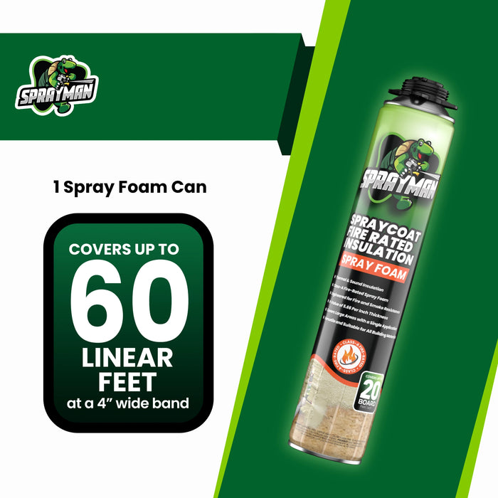 Sprayman Spraycoat Fire Rated Closed Cell Spray Foam Insulation