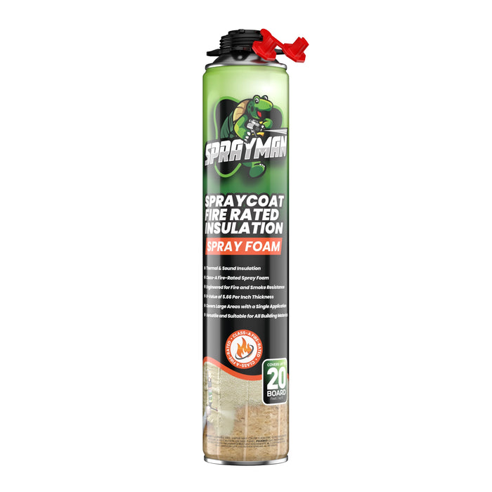 Sprayman Spraycoat Fire Rated Closed Cell Spray Foam Insulation