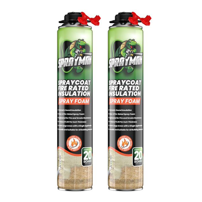 Sprayman Spraycoat Fire Rated Closed Cell Spray Foam Insulation