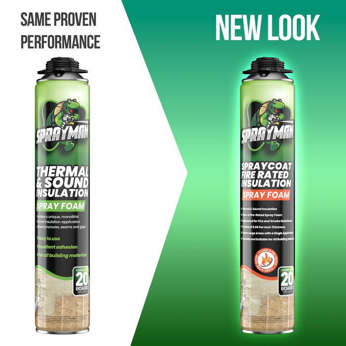 Sprayman Spraycoat Fire Rated Closed Cell Spray Foam Insulation