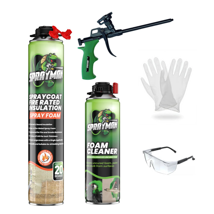 Sprayman Spraycoat Fire Rated Closed Cell Spray Foam Insulation
