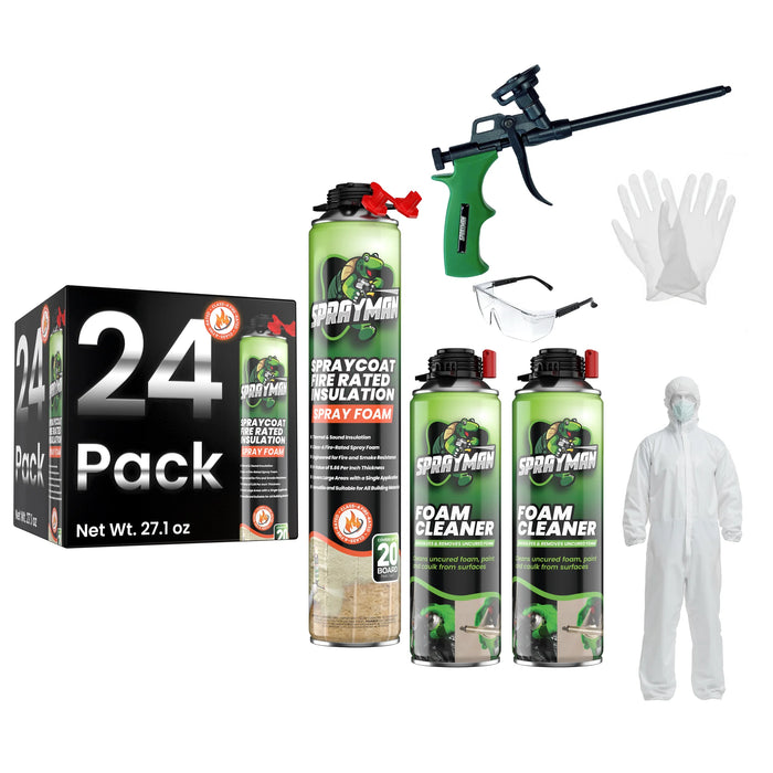 Sprayman Spraycoat Fire Rated Closed Cell Spray Foam Insulation