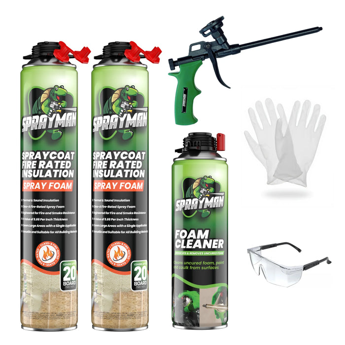 Sprayman Spraycoat Fire Rated Closed Cell Spray Foam Insulation
