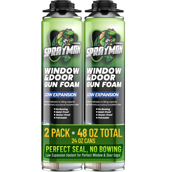 Insulation & Pest Block DIY Kit – 240 sq ft Closed Cell DIY Spray Foam Insulation System with Pest & Window Foam