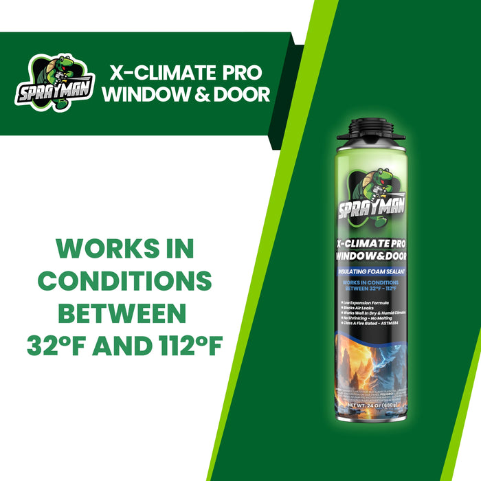 Sprayman X-Climate Pro Window & Door Foam