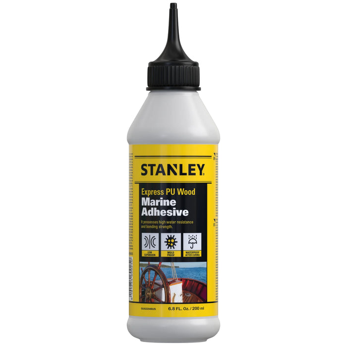 Stanley A727 Express Polyurethane Wood Marine Adhesive, 6.8 fl oz