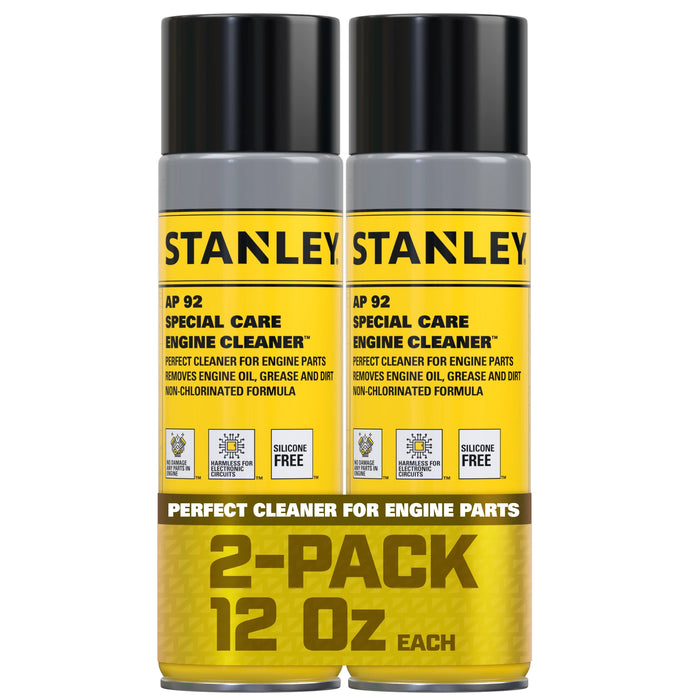 Stanley AP92 Special Care Engine Cleaner & Degreaser Spray - Citrus-Based, 12 oz