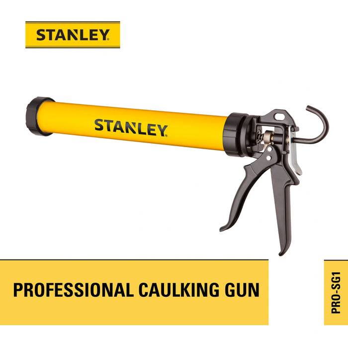 Stanley Professional Sausage Caulking Gun – 18:1 Thrust Ratio