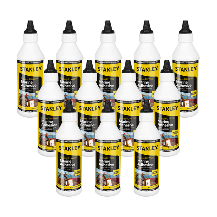 Stanley Express Polyurethane Wood Marine Adhesive - 12 Pack