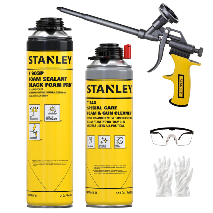 Stanley F903P Black Foam Pro Gun Foam Adhesive for RV & Landscape, 24oz