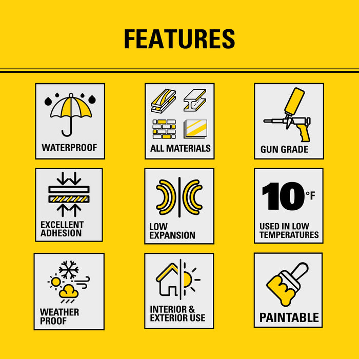 Stanley F948P Window & Door All Seasons Pro, 24oz