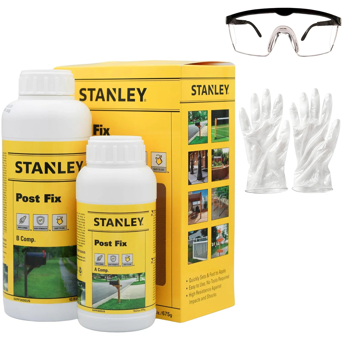 Stanley F996 Post Fix, Fence Post Foam - Rapid Installation Composite