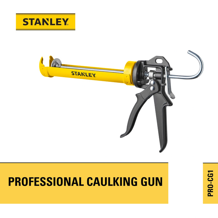 Stanley Heavy Duty Professional Caulking Gun – 25:1 Thrust Ratio