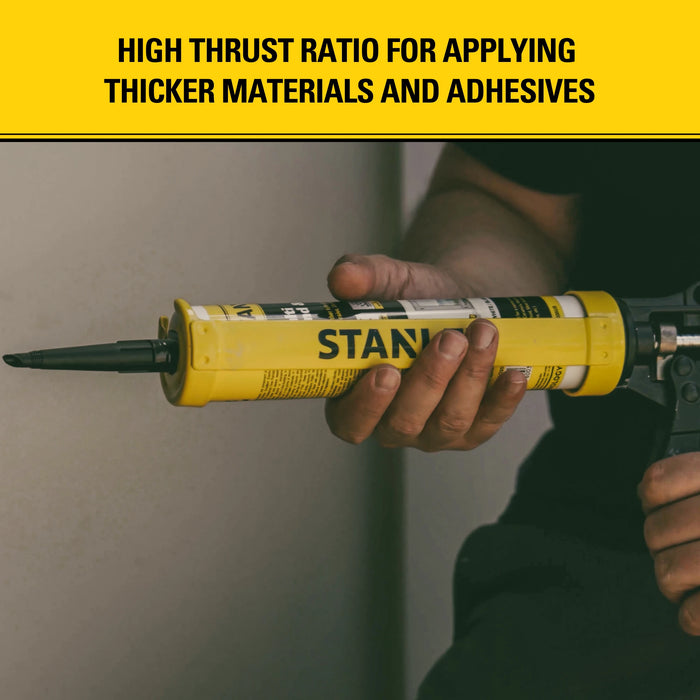 Stanley Professional Caulk Gun – 18:1 Thrust Ratio, PRO-CG2