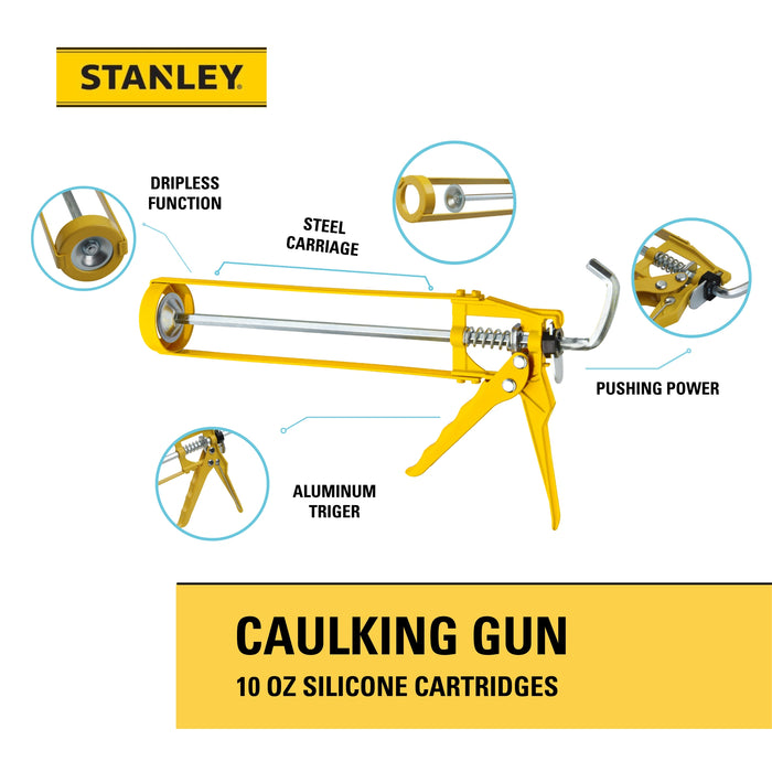 Stanley Caulking Gun – 7:1 Thrust Ratio