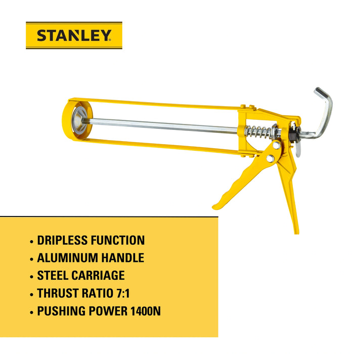 Stanley Caulking Gun – 7:1 Thrust Ratio