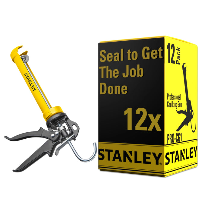 Stanley Heavy Duty Professional Caulking Gun – 25:1 Thrust Ratio