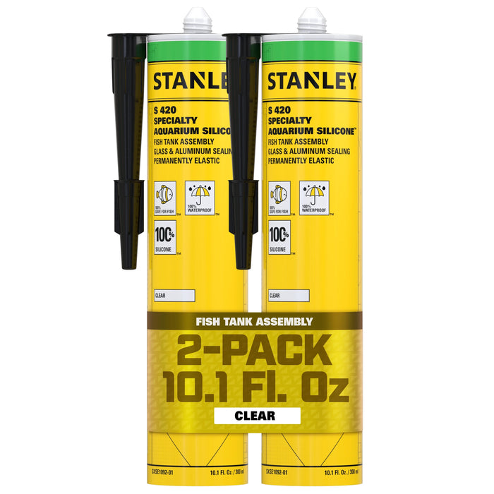 Stanley S420 Specialty Aquarium Silicone - Translucent Clear, 10.1 fl oz