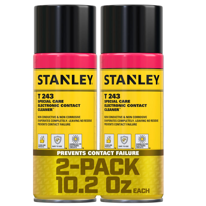 Stanley T243 Special Care Electronic Contact Cleaner Spray, 10.2 oz