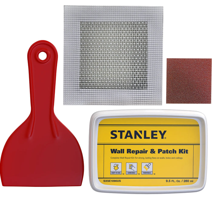 Stanley S552 Wall Repair Patch Kit - White, 9.5 fl oz