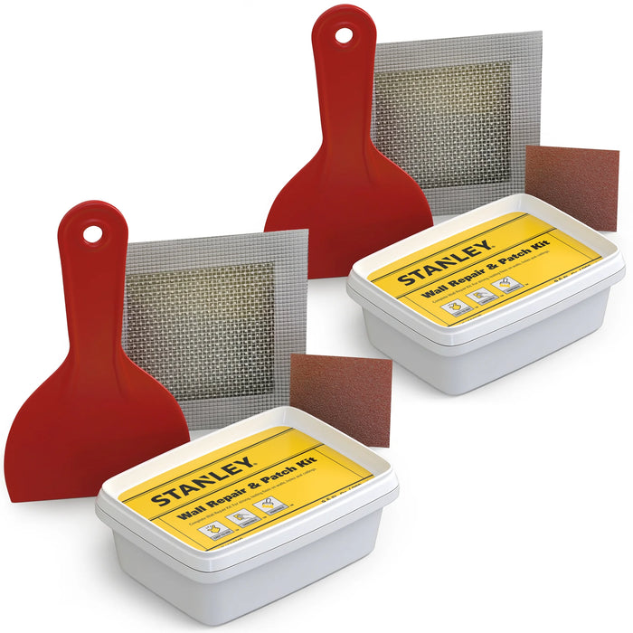Stanley S552 Wall Repair Patch Kit - White, 9.5 fl oz