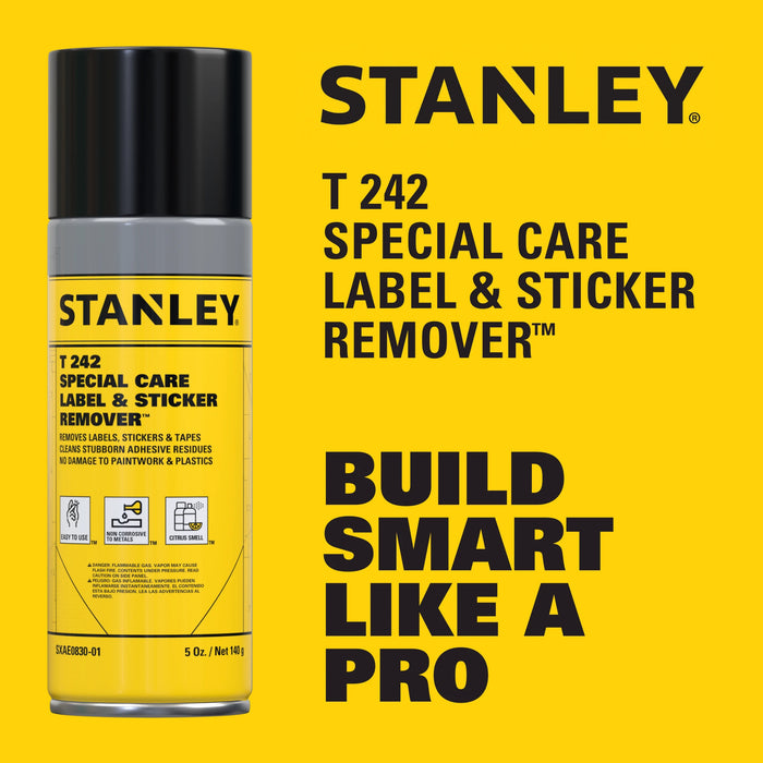 Stanley T242 Special Care Label & Sticker Remover - Adhesive Remover, 5 oz