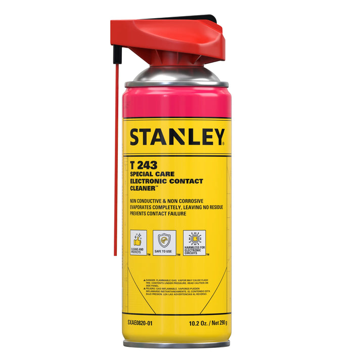 Stanley T243 Special Care Electronic Contact Cleaner Spray, 10.2 oz