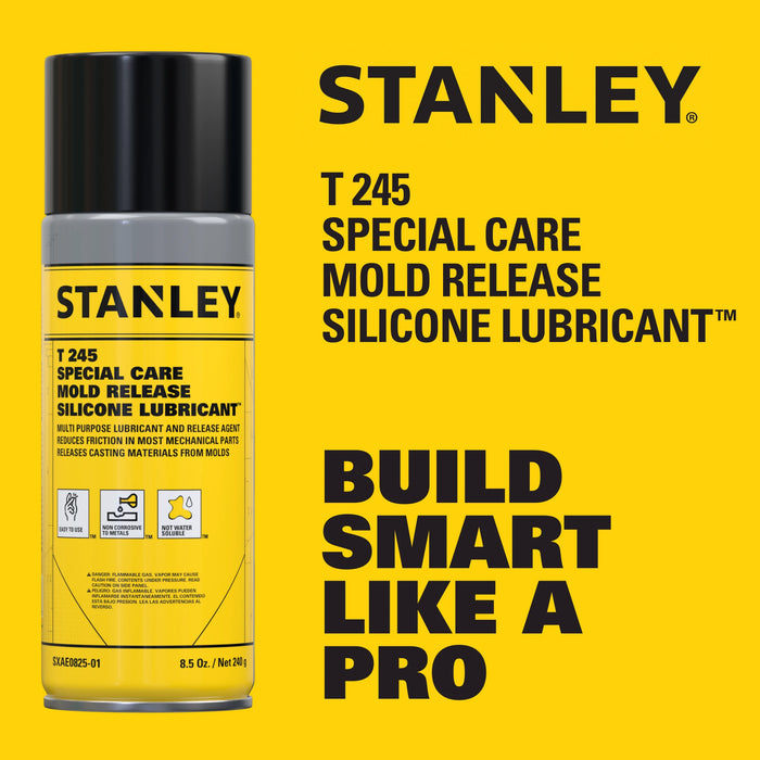 Stanley T245 Special Care Mold Release Silicone Lubricant Spray, 8.5 oz