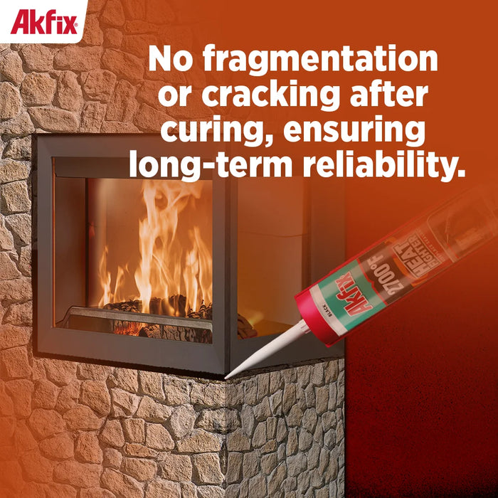 Akfix 2700 Heat Fighter - High Temp Fireplace Sealant