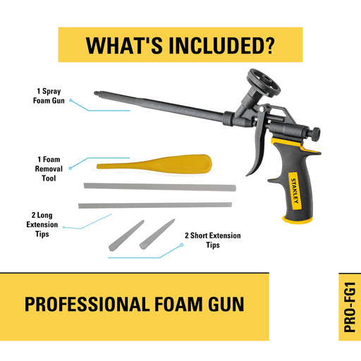 What Is Included? Foam Gun+Extension Tips